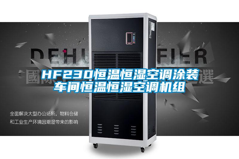 HF230恒温恒湿空调涂装车间恒温恒湿空调机组