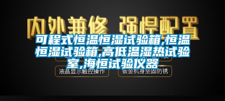 可程式恒温恒湿试验箱,恒温恒湿试验箱,高低温湿热试验室,海恒试验仪器