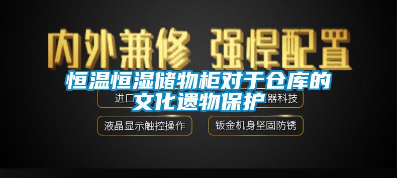 恒温恒湿储物柜对于仓库的文化遗物保护