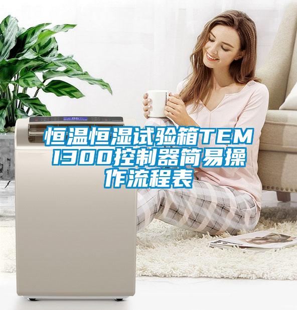 恒温恒湿试验箱TEMI300控制器简易操作流程表